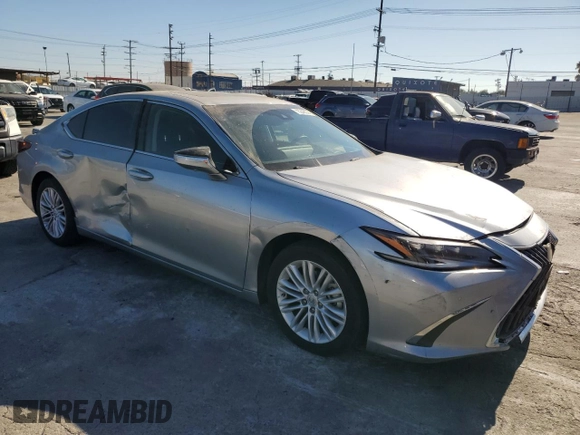 2022 Lexus ES 300h Luxury with VIN 58AEA1C13NU024553, listed as a Copart auction lot 73246074 with 48,268 mi miles and Salvage title. Bid and sale history available at DreamBid. Image 4.