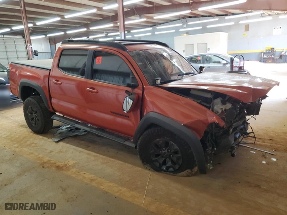 2017 Toyota Tacoma SR5 with VIN 3TMCZ5AN4HM051519, listed as a Copart auction lot 46847035 with 0 mi miles and Salvage Title. Bid and sale history available at carsss.com. Image 4.