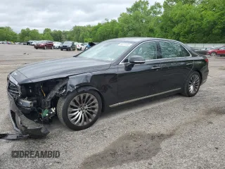 2019 Genesis G90 Ultimate z VIN KMHG54JH0KU050660, wystawiony jako Copart lot #56917535 z przebiegiem 103 155 mil mil oraz Szkoda całkowita • Salvage title. Historia ofert i sprzedaży dostępna na DreamBid. Obrazek 1.