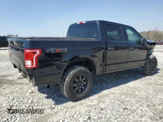 2017 Ford F-150 XL with VIN 1FTEW1EF7HFA77657, listed as a Copart auction lot 48496885 with 100,745 mi miles and Salvage Title. Bid and sale history available at carsss.com. Image 3.