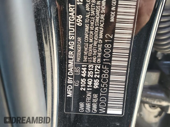 2015 Mercedes-Benz GLA 45 AMG z VIN WDDTG5CB6FJ100812, wystawiony jako Copart lot #54615385 z przebiegiem 73 770 mil mil oraz Szkoda całkowita • Salvage title. Historia ofert i sprzedaży dostępna na DreamBid. Obrazek 12.