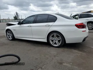 2014 BMW 5 Series 535d with VIN WBAXA5C58ED690402, listed as a Copart auction lot 48124575 with 153,702 mi miles and Salvage Title. Bid and sale history available at DreamBid. Image 2.