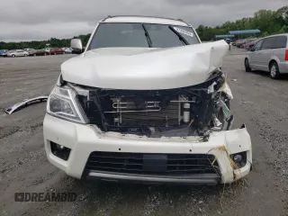 2019 Nissan Armada Platinum with VIN JN8AY2NE0K9759649, listed as a Copart auction lot 57716743 with 45,495 mi miles. Bid and sale history available at carsss.com. Image 5.