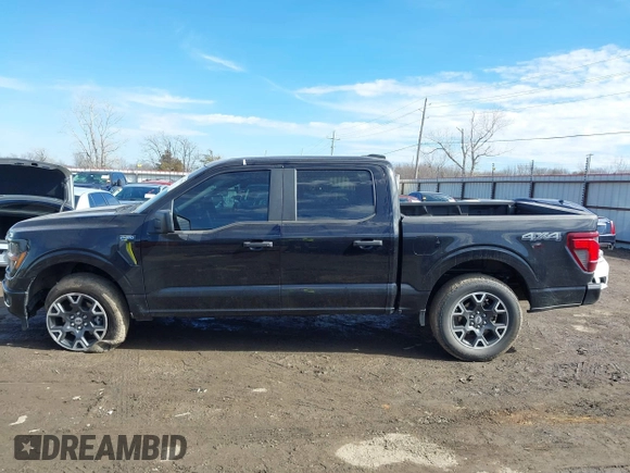 2024 Ford F-150 STX with VIN 1FTEW2LP4RKE73748, listed as a IAAI auction lot 41604796 with 9,609 mi miles and . Bid and sale history available at carsss.com. Image 14.