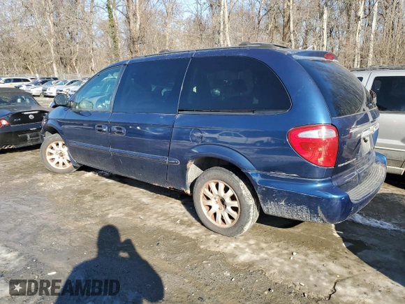 2002 Chrysler Town & Country EX with VIN 2C8GP74L22R503107, listed as a Copart auction lot 88330165 with 285,216 mi miles and Salvage Title. Bid and sale history available at carsss.com. Image 2.
