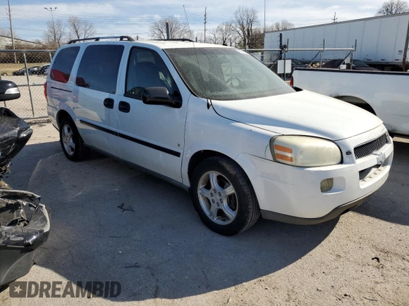 2007 Chevrolet Uplander LS Fleet with VIN 1GNDV23167D146920, listed as a Copart auction lot 45055754 with 151,601 mi miles and Salvage Title. Bid and sale history available at carsss.com. Image 4.