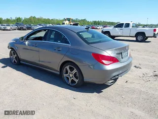 2014 Mercedes-Benz CLA-Class CLA 250 with VIN WDDSJ4EBXEN111498, listed as a IAAI auction lot 41803948 with 128,433 mi miles. Bid and sale history available at carsss.com. Image 3.