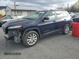 2016 Jeep Cherokee Limited with VIN 1C4PJMDB3GW261581, listed as a Copart auction lot 52699135 with 162,510 mi miles and Salvage Title. Bid and sale history available at DreamBid. Image 1.