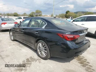 2024 Infiniti Q50 Luxe with VIN JN1EV7BR5RM630469, listed as a Copart auction lot 72450624 with 14,131 mi miles and Salvage Title. Bid and sale history available at DreamBid. Image 2.