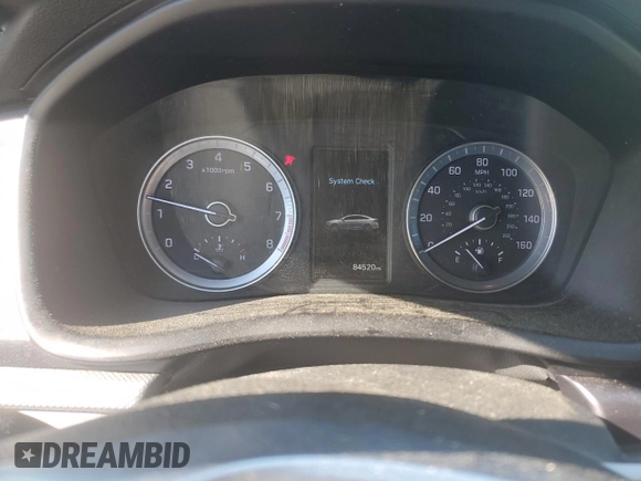 2018 Hyundai Sonata SEL with VIN 5NPE34AF4JH624380, listed as a Copart auction lot 51233365 with 84,520 mi miles and Salvage Title. Bid and sale history available at DreamBid. Image 9.