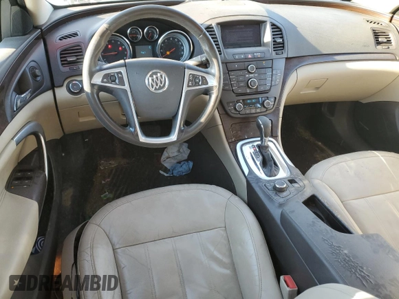 2011 Buick Regal CXL RL6 with VIN W04GU5GC2B1038188, listed as a Copart auction lot 47197945 with 129,031 mi miles and Salvage Title. Bid and sale history available at carsss.com. Image 8.