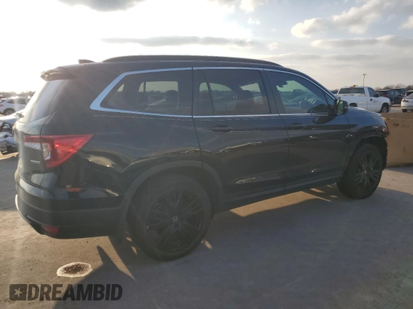 2022 Honda Pilot Special Edition with VIN 5FNYF5H27NB021392, listed as a Copart auction lot 44059605 with 31,872 mi miles and Salvage Title. Bid and sale history available at DreamBid. Image 3.