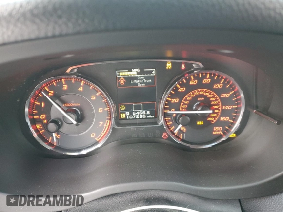 2015 Subaru WRX z VIN JF1VA1A65F9828227, wystawiony jako Copart lot #47993485 z przebiegiem 107 296 mil mil oraz Szkoda całkowita • Salvage title. Historia ofert i sprzedaży dostępna na DreamBid. Obrazek 9.