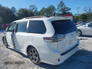 2014 Toyota Sienna SE with VIN 5TDXK3DC4ES487772, listed as a IAAI auction lot 41218295 with 153,368 mi miles and . Bid and sale history available at DreamBid. Image 3.