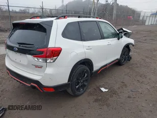 2024 Subaru Forester Sport with VIN JF2SKAGC4RH513972, listed as a IAAI auction lot 41701045 with 29,495 mi miles. Bid and sale history available at carsss.com. Image 4.