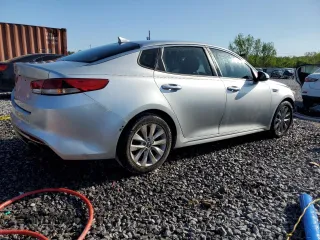 2016 Kia Optima LX with VIN 5XXGT4L35GG037007, listed as a Copart auction lot 52196405 with 165,603 mi miles and Salvage Title. Bid and sale history available at carsss.com. Image 3.