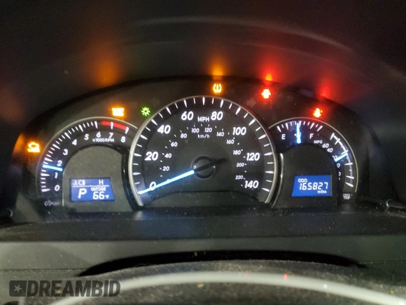 2014 Toyota Camry L with VIN 4T4BF1FK9ER340125, listed as a Copart auction lot 53809395 with 165,827 mi miles and Salvage Title. Bid and sale history available at DreamBid. Image 9.