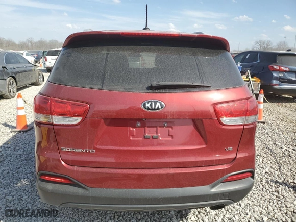 2016 Kia Sorento LX with VIN 5XYPG4A50GG138685, listed as a Copart auction lot 49122575 with 0 mi miles and Clean Title. Bid and sale history available at carsss.com. Image 6.