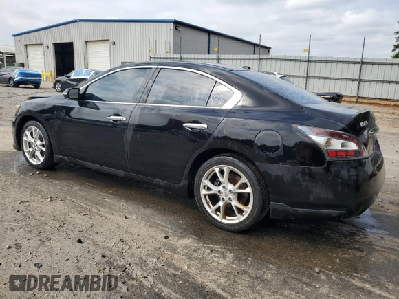 2013 Nissan Maxima S with VIN 1N4AA5AP1DC840938, listed as a Copart auction lot 54053185 with 145,174 mi miles and Salvage Title. Bid and sale history available at DreamBid. Image 2.