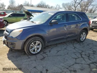 2013 Chevrolet Equinox LS with VIN 2GNFLCEK2D6250518, listed as a Copart auction lot 41963345 with 164,651 mi miles and Salvage Title. Bid and sale history available at carsss.com. Image 1.