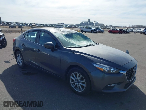 2018 Mazda 3 Sport with VIN 3MZBN1U76JM183441, listed as a IAAI auction lot 41858227 with 123,899 mi miles and . Bid and sale history available at DreamBid. Image 1.