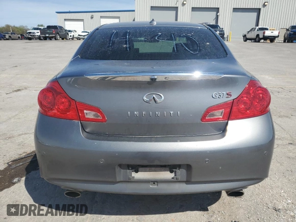 2012 Infiniti G37 Sedan Journey with VIN JN1CV6AP0CM936567, listed as a Copart auction lot 51324005 with Not Provided miles and Salvage Title. Bid and sale history available at carsss.com. Image 6.