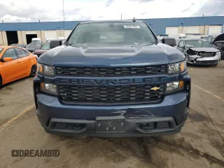 2021 Chevrolet Silverado 1500 Custom with VIN 3GCPYBEH1MG185453, listed as a Copart auction lot 78281804 with 75,380 mi miles and Salvage Title. Bid and sale history available at DreamBid. Image 5.