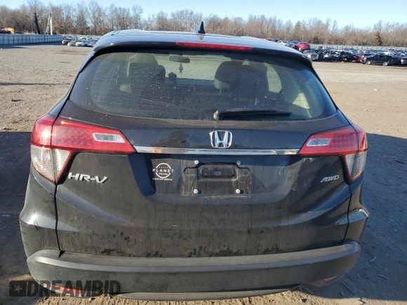 2022 Honda HR-V LX with VIN 3CZRU6H38NM748412, listed as a Copart auction lot 46408385 with Not Provided miles and Salvage Title. Bid and sale history available at carsss.com. Image 6.