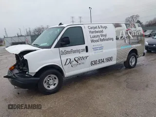 2016 Chevrolet Express Cargo Van with VIN 1GCWGBFF8G1135759, listed as a IAAI auction lot 41452031 with 96,893 mi miles. Bid and sale history available at carsss.com. Image 17.