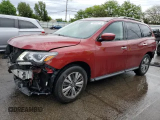 2020 Nissan Pathfinder SV с VIN 5N1DR2BM2LC582197, выставлен на аукционе Copart как лот 55342775 с пробегом 105 843 миль миль и Списание • Salvage title. История ставок и продаж доступна на DreamBid. Изображение 1.