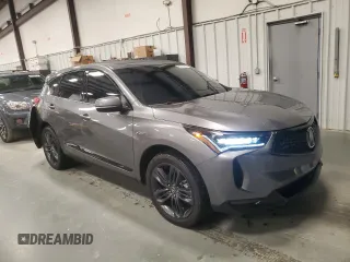 2023 Acura RDX w/A-Spec Package with VIN 5J8TC1H67PL005466, listed as a Copart auction lot 86745844 with 19,304 mi miles and Salvage title. Bid and sale history available at DreamBid. Image 4.