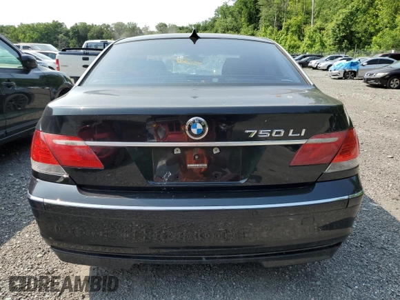 2008 BMW 7 Series 750Li z VIN WBAHN83558DT77600, wystawiony jako Copart lot #58924835 z przebiegiem Nie podano mil oraz Szkoda całkowita • Salvage title. Historia ofert i sprzedaży dostępna na DreamBid. Obrazek 6.