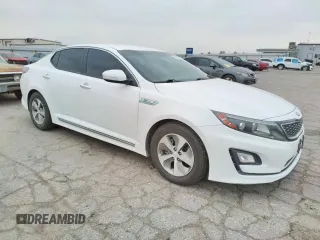 2014 Kia Optima Hybrid LX with VIN KNAGM4AD1E5070948, listed as a Copart auction lot 80899874 with 151,178 mi miles and Clean Title. Bid and sale history available at carsss.com. Image 4.