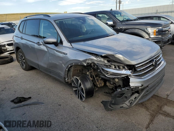 2023 Volkswagen Tiguan S with VIN 3VVFB7AX0PM086699, listed as a Copart auction lot 62885184 with 5,694 mi miles and Salvage title. Bid and sale history available at DreamBid. Image 4.
