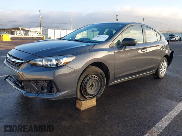 2023 Subaru Impreza with VIN 4S3GKAB60P3606343, listed as a IAAI auction lot 41366898 with 44,812 mi miles and . Bid and sale history available at DreamBid. Image 2.