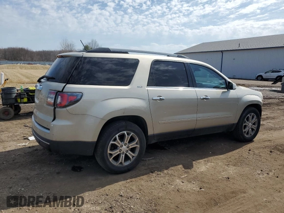 2014 GMC Acadia SLT with VIN 1GKKRRKD4EJ141730, listed as a Copart auction lot 48415335 with 155,138 mi miles and Salvage Title. Bid and sale history available at carsss.com. Image 3.