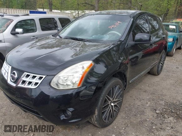 2013 Nissan Rogue S with VIN JN8AS5MT4DW546114, listed as a IAAI auction lot 41970777 with 243,593 mi miles. Bid and sale history available at carsss.com. Image 2.