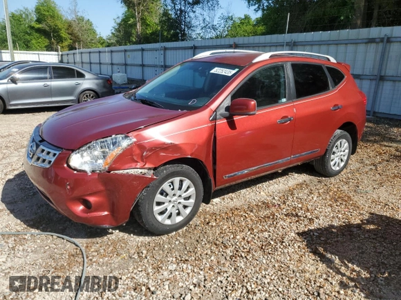 2011 Nissan Rogue SV with VIN JN8AS5MTXBW166532, listed as a Copart auction lot 52252435 with 158,017 mi miles and Salvage Title. Bid and sale history available at carsss.com. Image 1.