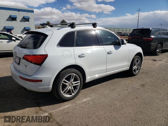 2015 Audi Q5 Premium Plus with VIN WA1LFAFP5FA053621, listed as a Copart auction lot 45708805 with 81,099 mi miles and Salvage Title. Bid and sale history available at carsss.com. Image 3.