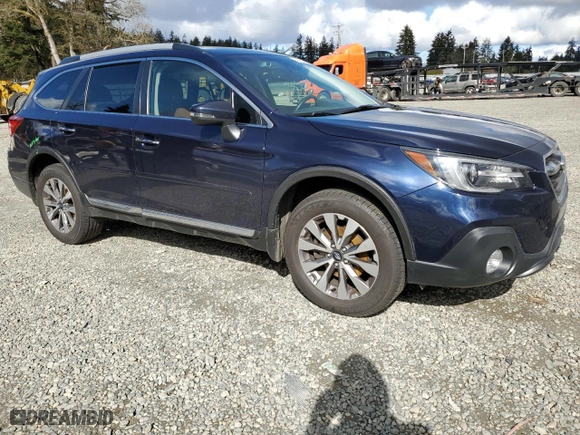 2018 Subaru Outback Touring with VIN 4S4BSATC5J3209910, listed as a Copart auction lot 49455595 with 90,539 mi miles and Salvage Title. Bid and sale history available at carsss.com. Image 4.