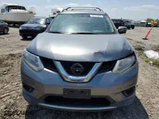 2015 Nissan Rogue S with VIN KNMAT2MT0FP582547, listed as a Copart auction lot 52722645 with 145,961 mi miles and Clean Title. Bid and sale history available at carsss.com. Image 5.