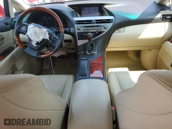 2011 Lexus RX 350 with VIN JTJBK1BA2B2015876, listed as a Copart auction lot 62116415 with 117,159 mi miles and Salvage title. Bid and sale history available at DreamBid. Image 8.