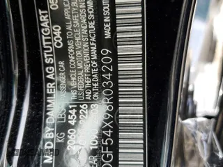 2008 Mercedes-Benz C 300 Sport with VIN WDDGF54X98R034209, listed as a Copart auction lot 59236495 with 110,626 mi miles and Salvage title. Bid and sale history available at DreamBid. Image 12.