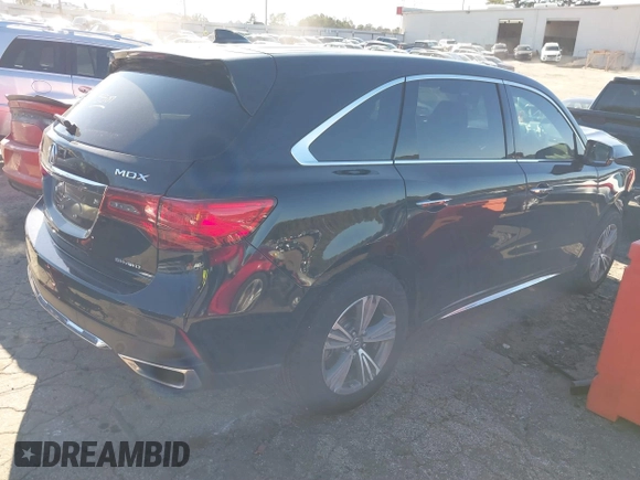 2020 Acura MDX with VIN 5J8YD4H32LL045507, listed as a IAAI auction lot 41174267 with 586,764 mi miles. Bid and sale history available at carsss.com. Image 4.