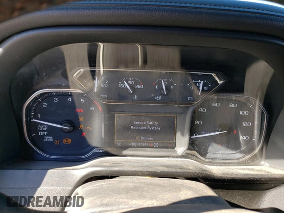 2021 GMC Sierra 1500 SLT z VIN 3GTU9DED7MG359633, wystawiony jako Copart lot #81780304 z przebiegiem 91 379 mil mil oraz Szkoda całkowita • Salvage title. Historia ofert i sprzedaży dostępna na DreamBid. Obrazek 9.