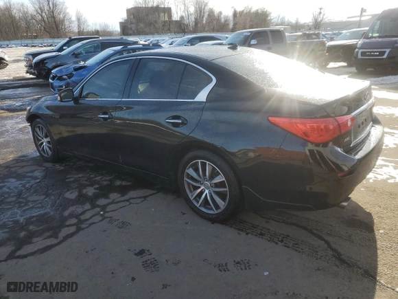 2017 Infiniti Q50 3.0t Premium with VIN JN1EV7AR3HM841556, listed as a Copart auction lot 45534865 with 109,342 mi miles and Salvage Title. Bid and sale history available at carsss.com. Image 2.