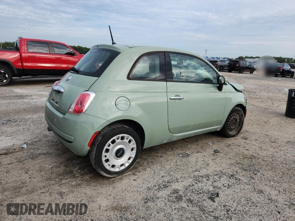 2013 FIAT 500 Pop with VIN 3C3CFFAR0DT743301, listed as a Copart auction lot 63880985 with 88,953 mi miles and Salvage title. Bid and sale history available at DreamBid. Image 3.