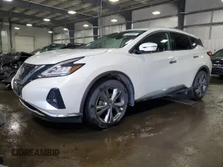 2020 Nissan Murano Platinum with VIN 5N1AZ2DS0LN113886, listed as a Copart auction lot 47242035 with 48,608 mi miles and Salvage title. Bid and sale history available at DreamBid. Image 1.