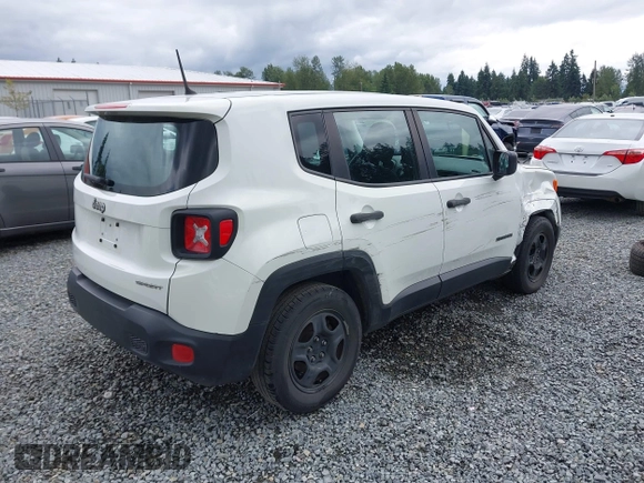 2017 Jeep Renegade Sport z VIN ZACCJAAH8HPG00484, wystawiony jako IAAI lot #42581933 z przebiegiem 138 091 mil mil oraz . Historia ofert i sprzedaży dostępna na DreamBid. Obrazek 4.