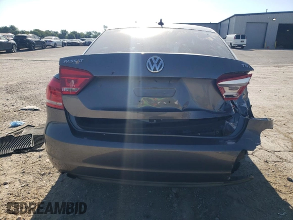 2014 Volkswagen Passat Wolfsburg Edition with VIN 1VWAS7A30EC118276, listed as a Copart auction lot 60730425 with 141,975 mi miles and Salvage title. Bid and sale history available at DreamBid. Image 6.